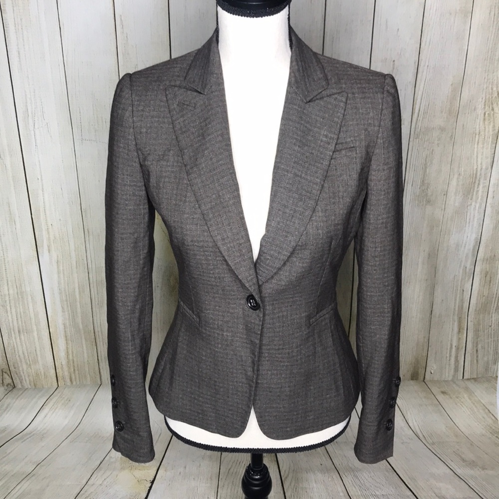Gianni Bini Gray Tailored Blazer